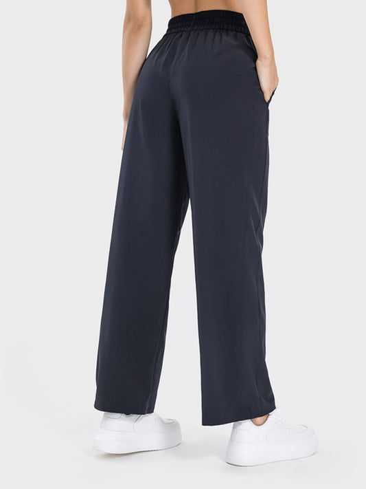 Millennia Drawstring Pocketed Active Pants - felvior