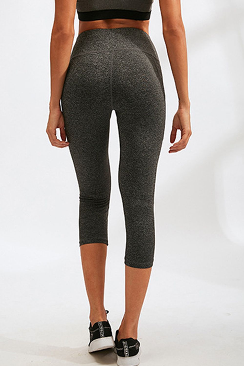Slim Fit Wide Waistband Active Leggings with Pockets - felvior