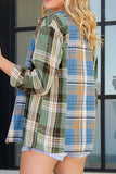 Plaid Button Up Long Sleeve Shirt - felvior