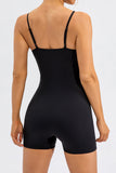 Spaghetti Strap Round Neck Romper - felvior