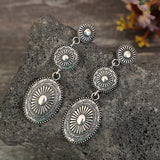 Vintage Alloy Dangle Earrings - felvior