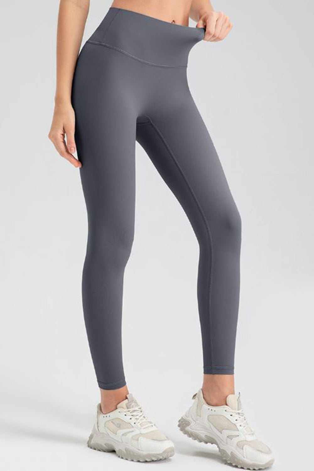 Wide Waistband Sport Leggings - felvior