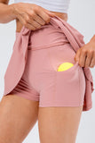 High Waist Pleated Active Skirt - felvior