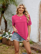 Round Neck Short Sleeve T-Shirt