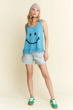 Jade By Jane Smiley Fringe Tank Top