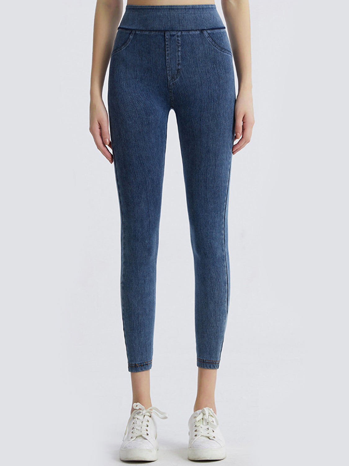 Wide Waistband Sports Leggings - felvior
