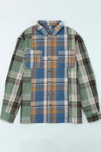 Plaid Button Up Long Sleeve Shirt