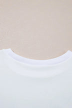 Loose Half Sleeve Hi Low Hem T Shirt