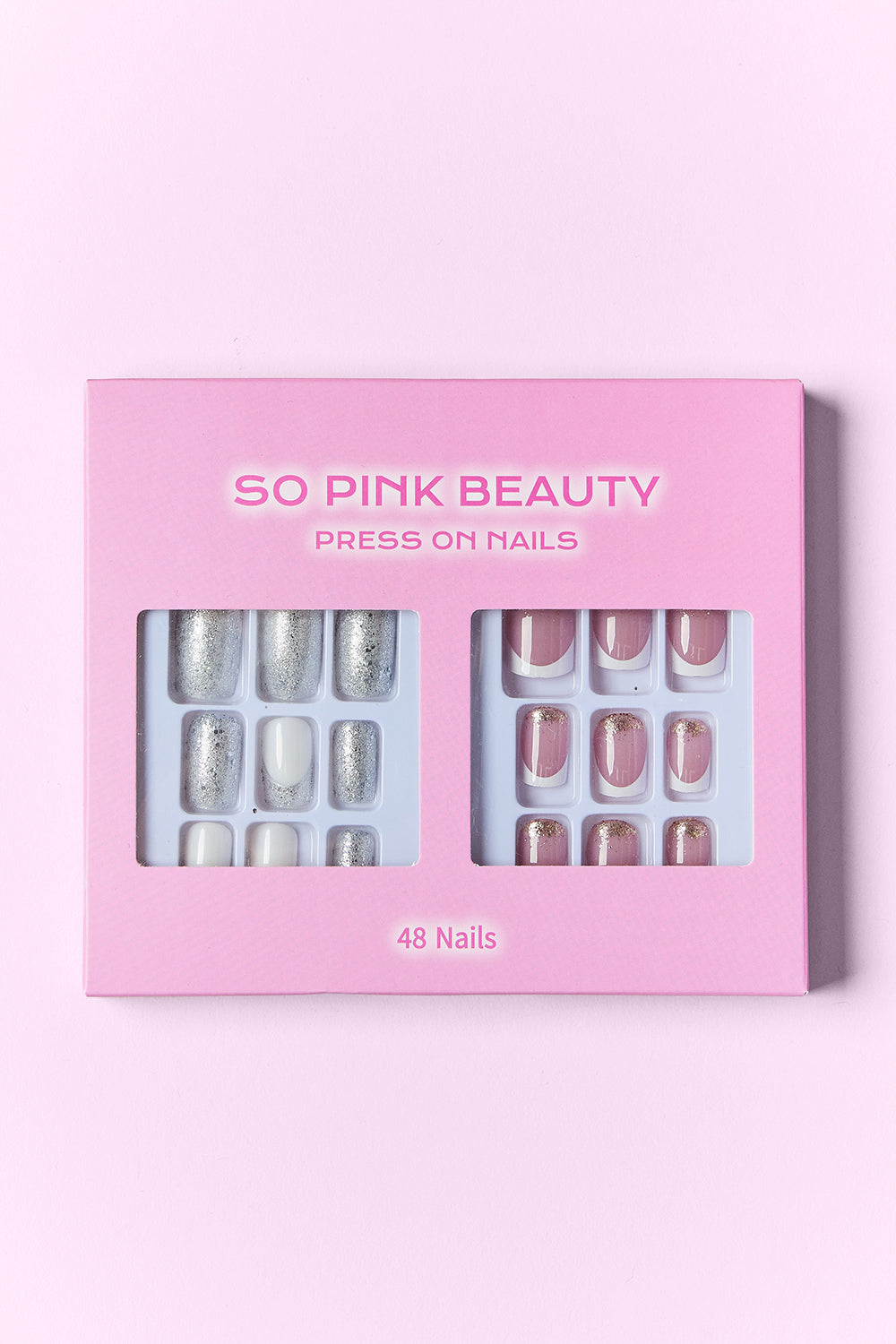 SO PINK BEAUTY Press On Nails 2 Packs - felvior