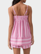 Smocked Square Neck Cami and Shorts Set