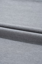 HOPPY Chenille Patch Round Neck Short Sleeve T-Shirt