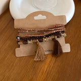 Tassel Rice Bead Bracelet - felvior