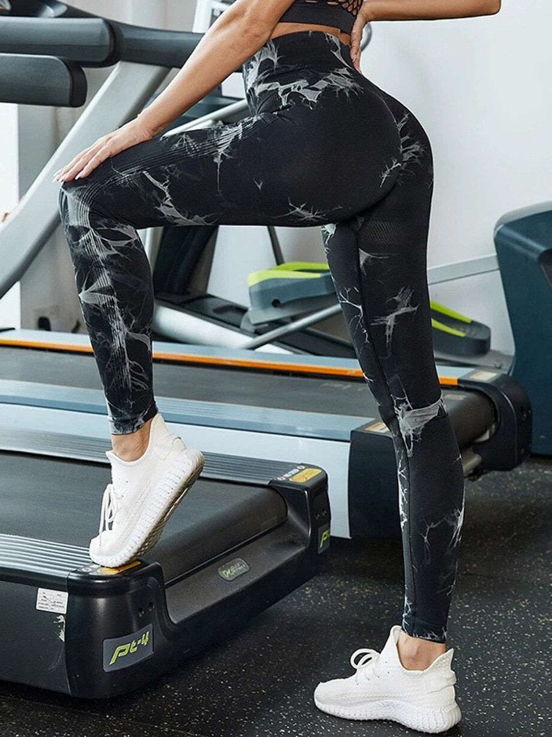 Tie-Dye High Waist Active Leggings - felvior