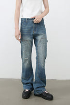 Men's Distressed Baggy Jeans