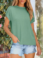 Round Neck Short Sleeve T-Shirt