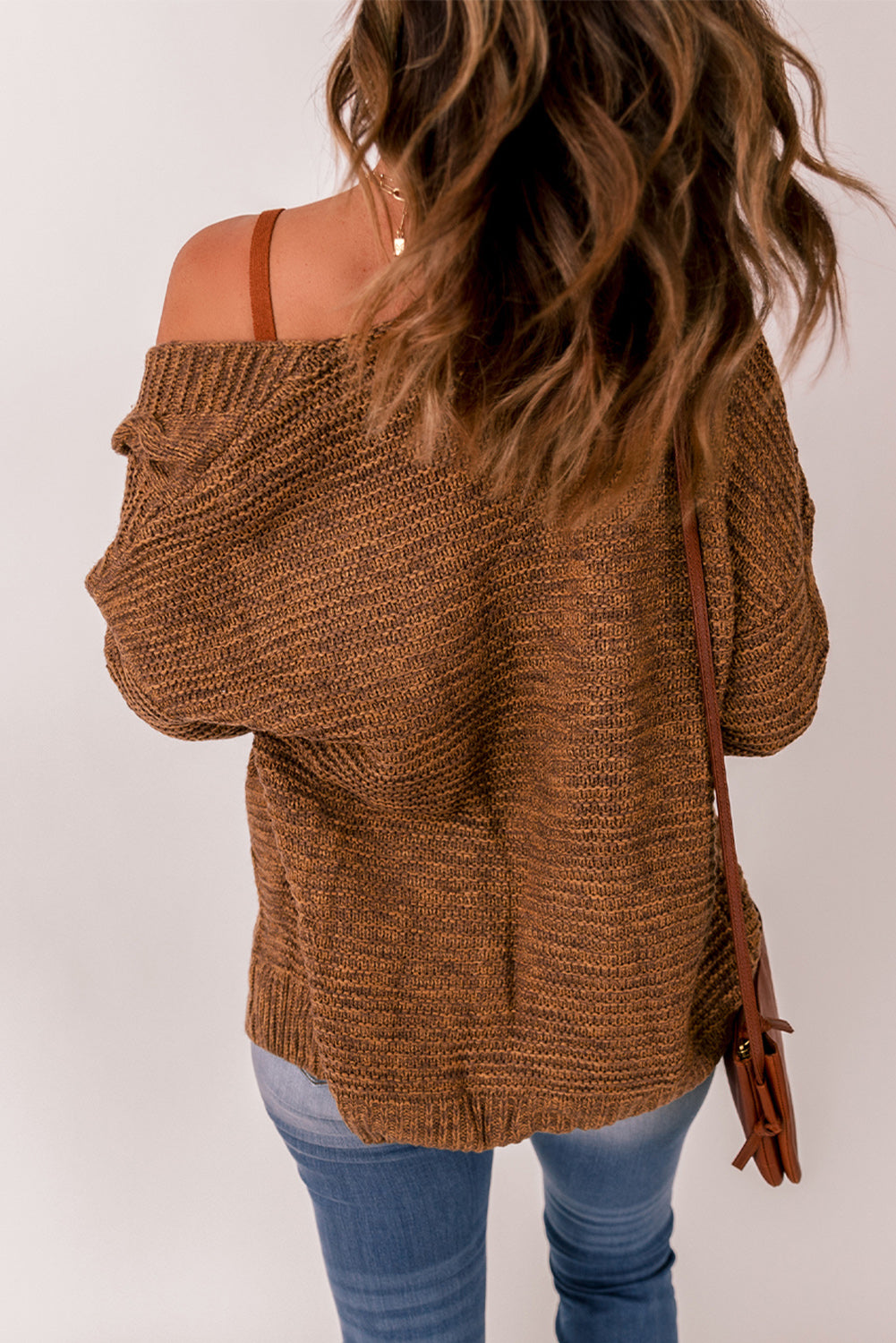 Cable-Knit Open Front Cardigan - felvior