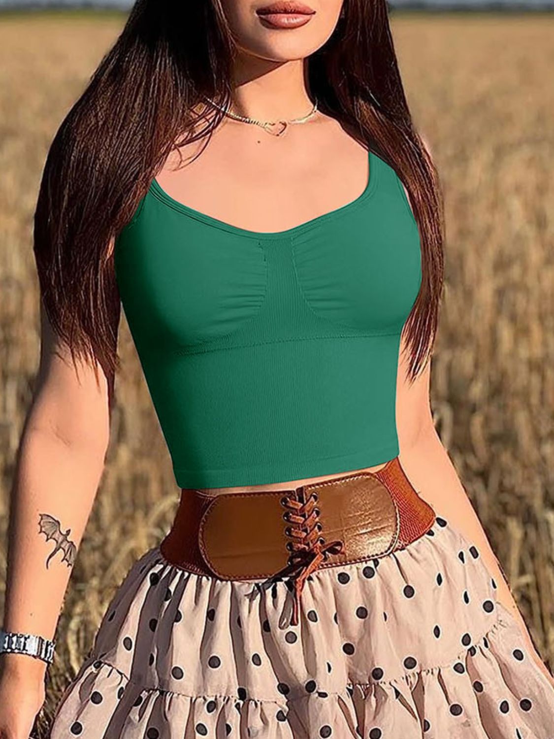 Wide Strap Active Tank - felvior