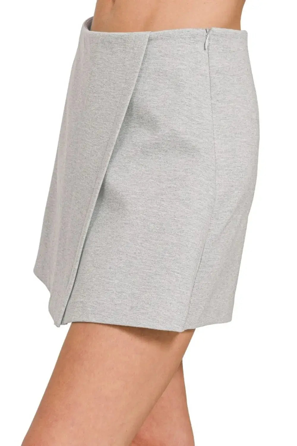 Zenana Wrap Front Skort