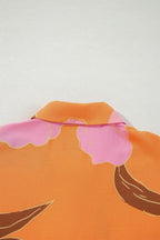 Floral Print Shirt and Shorts Set