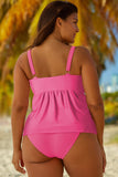 Full Size Adjustable Strap Tankini Set - felvior