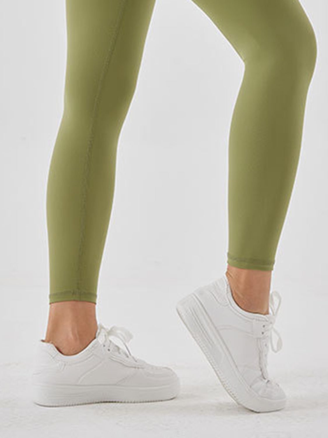 Wide Waistband Sports Leggings - felvior