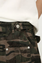 Men's Camouflage Jeans with Cargo Pockets