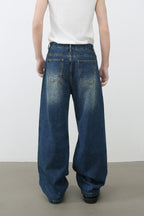 Men's Distressed Jeans with Pockets
