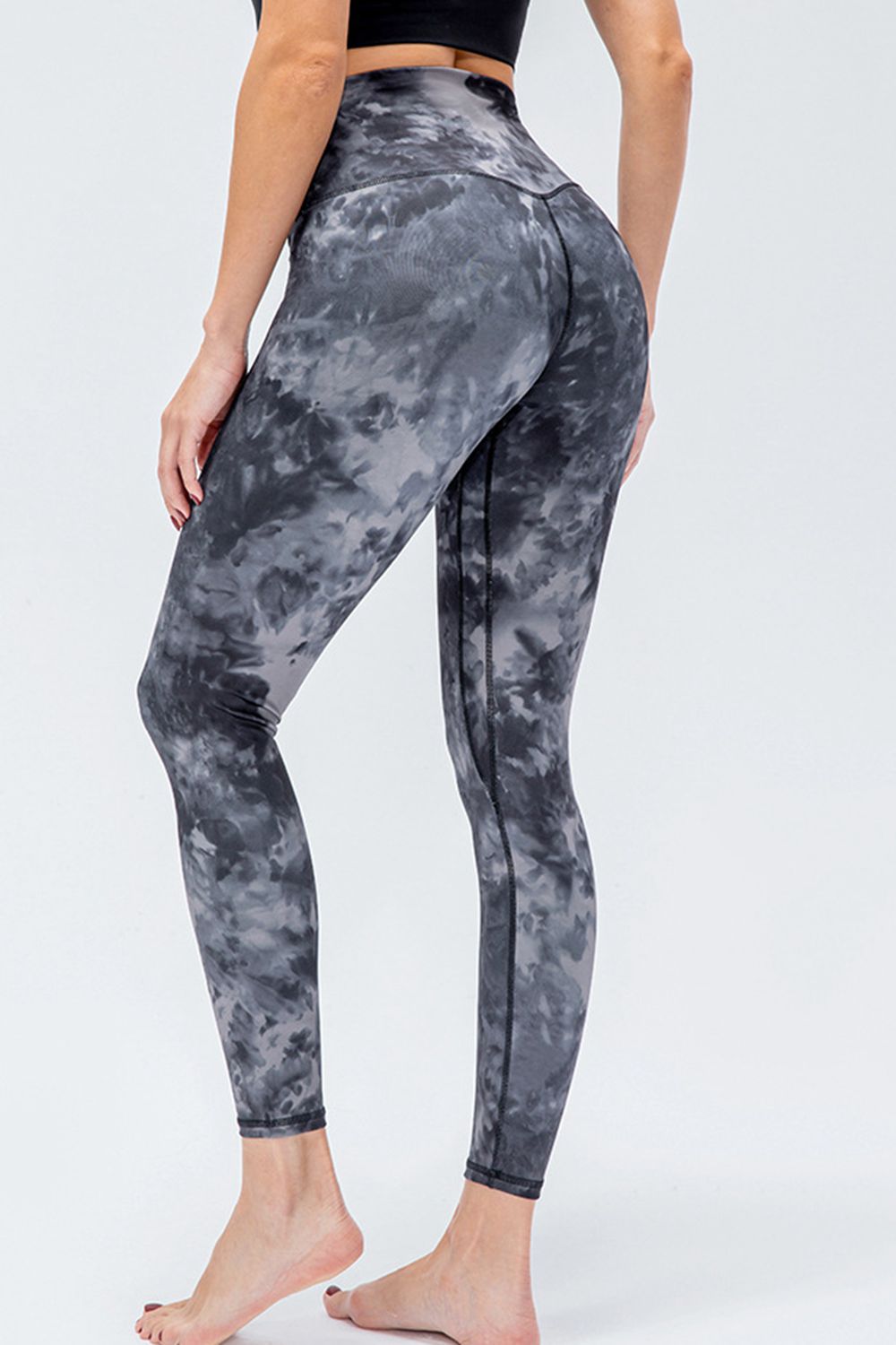 Wide Waistband Slim Fit Active Leggings - felvior