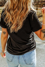 Sequin Bunny Doll Short Sleeve T-Shirt