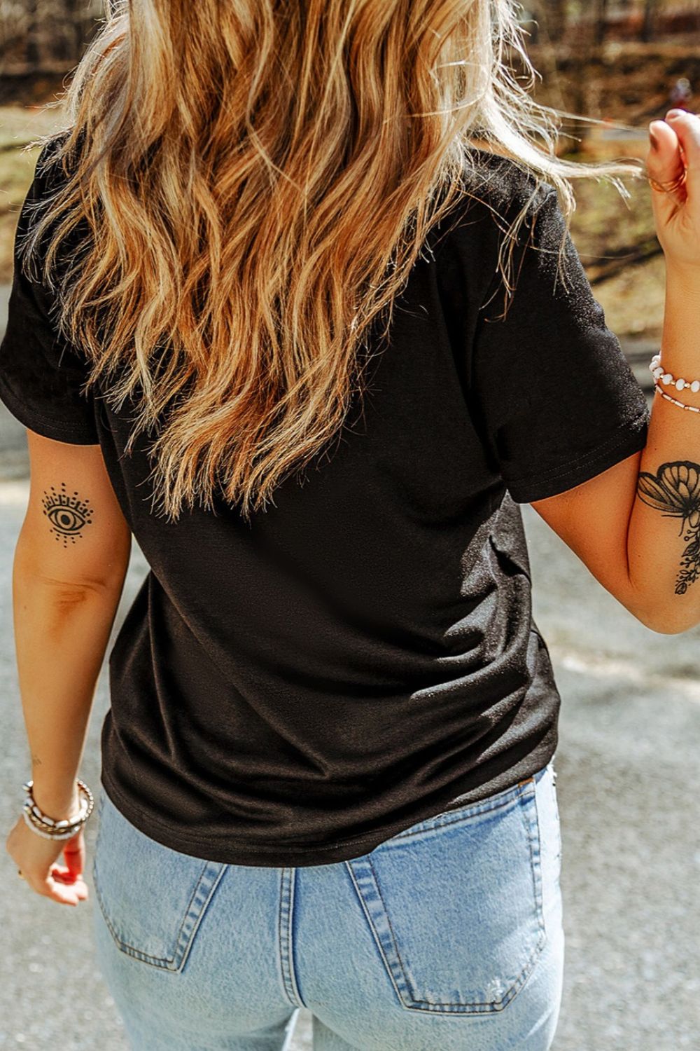 Sequin Bunny Doll Short Sleeve T-Shirt