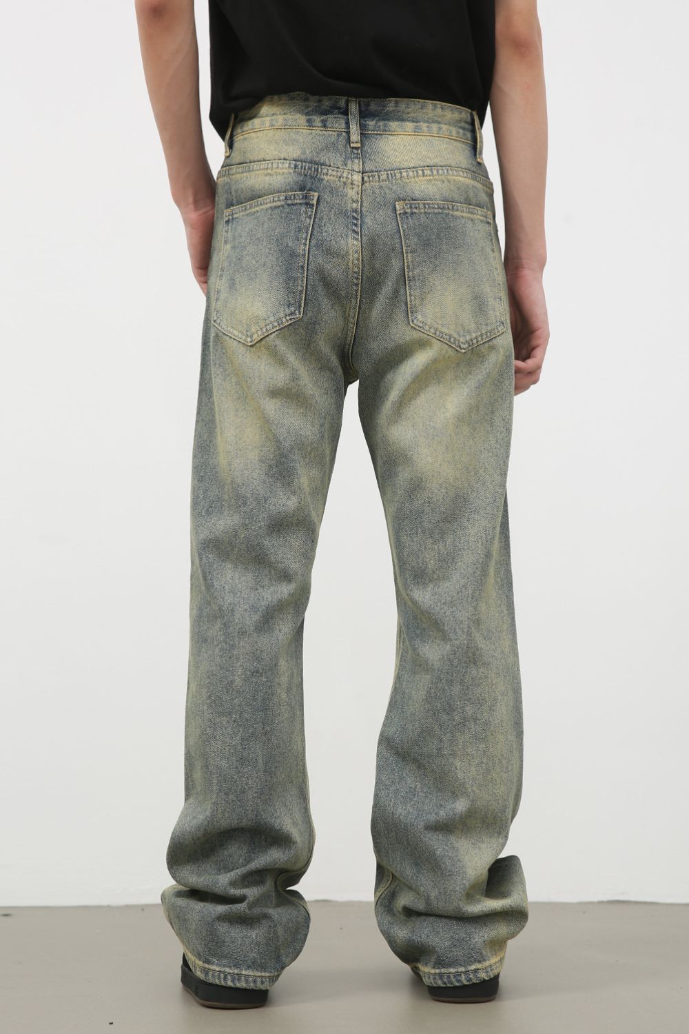 Men's Bootcut Jeans with Pockets