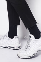 Men's Frayed Hem Skinny Jeans