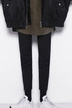 Men's Frayed Hem Skinny Jeans