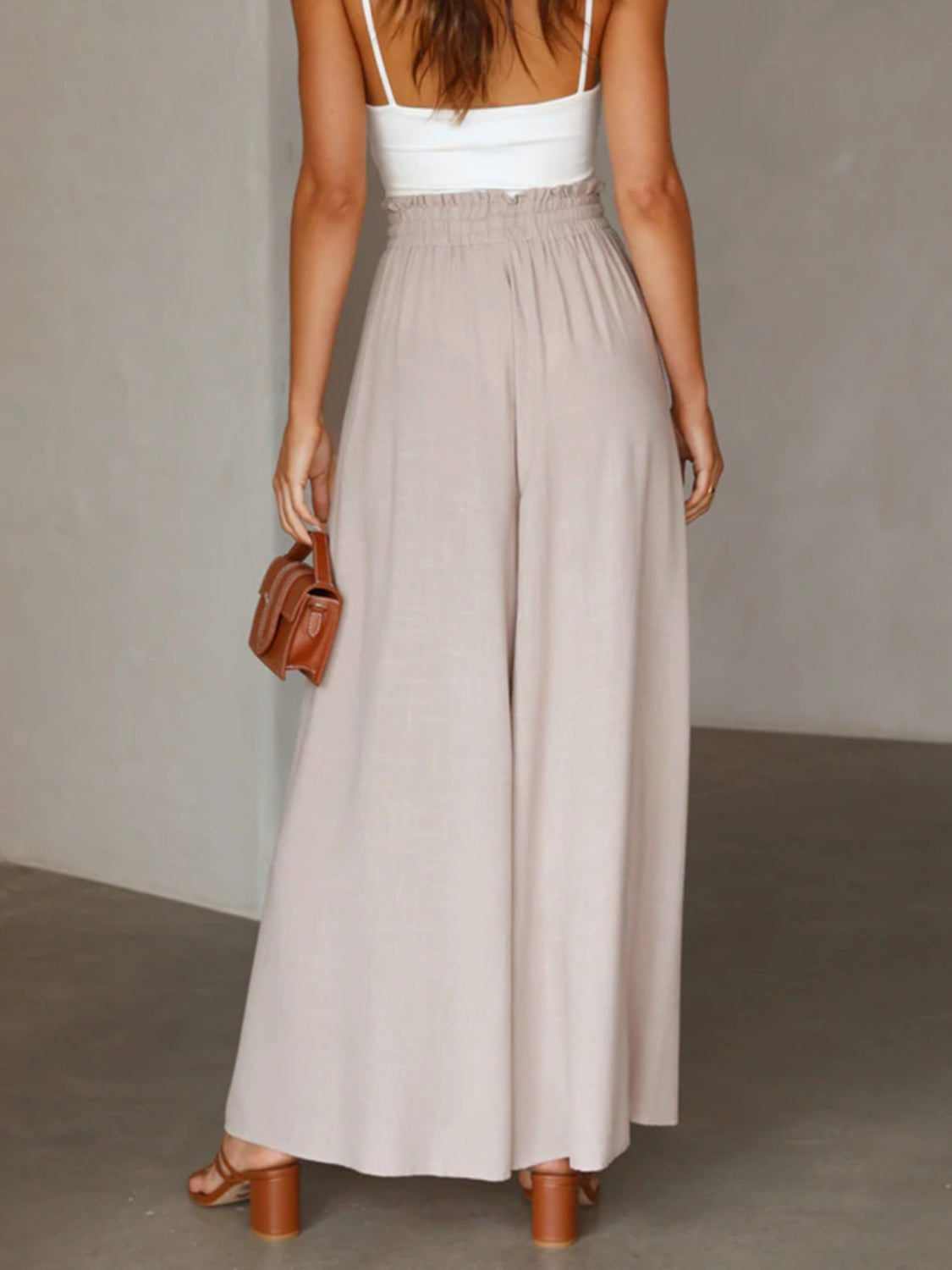High Waist Wide Leg Pants - felvior