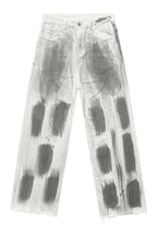 Men's Contrast Loose Jeans