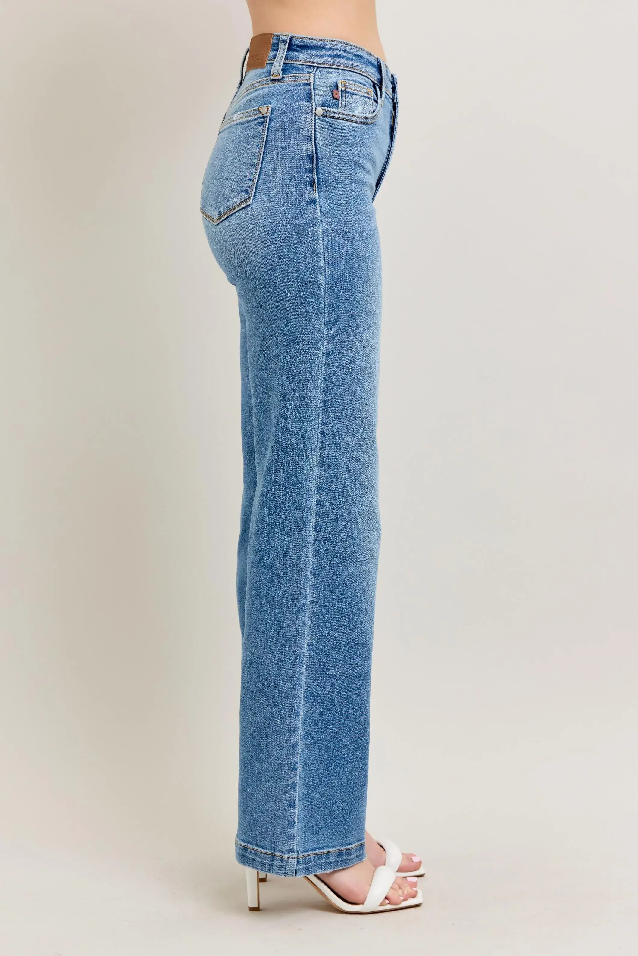 Judy Blue Full Size High Waist Straight Jeans Plus Size