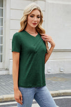 Round Neck Short Sleeve T-Shirt