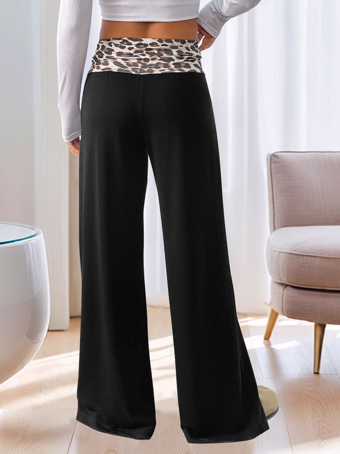 High Waist Leopard Pants - felvior