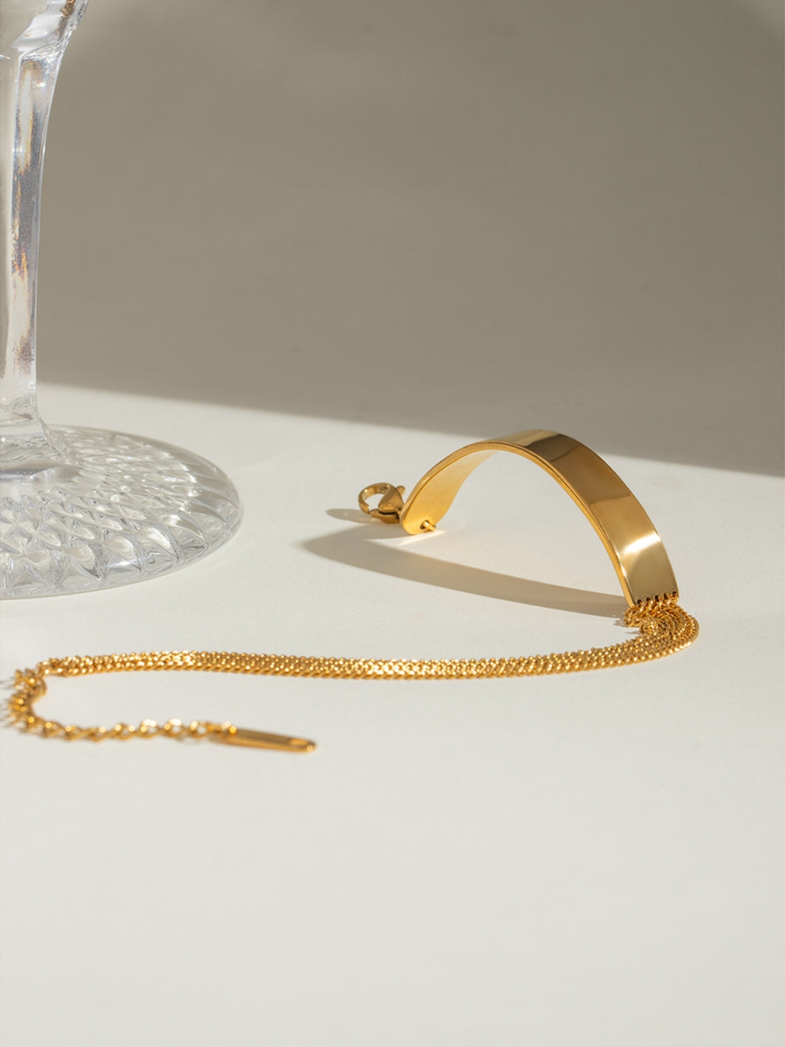 18K Gold-Plated Stainless Steel Bracelet - felvior
