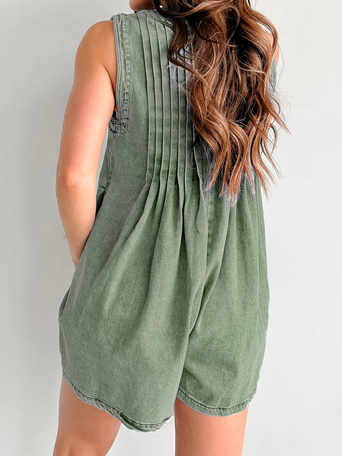 Tied Romper with Pockets - felvior
