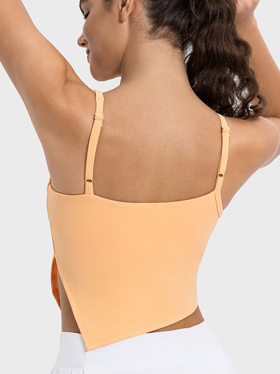 Millennia Slit Asymmetrical Neck Active Cami - felvior