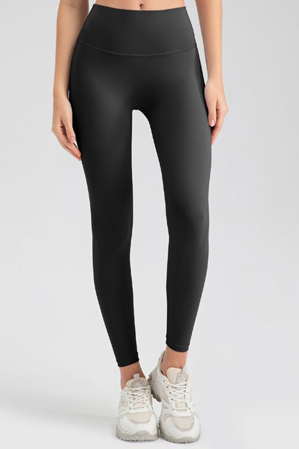 Wide Waistband Sport Leggings - felvior