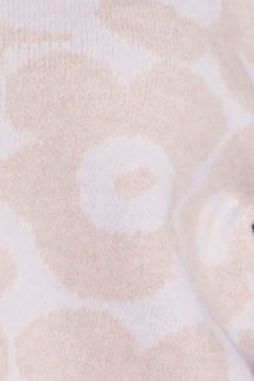 Flower Pattern Turtleneck Long Sleeve Sweater - felvior