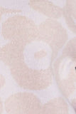 Flower Pattern Turtleneck Long Sleeve Sweater - felvior