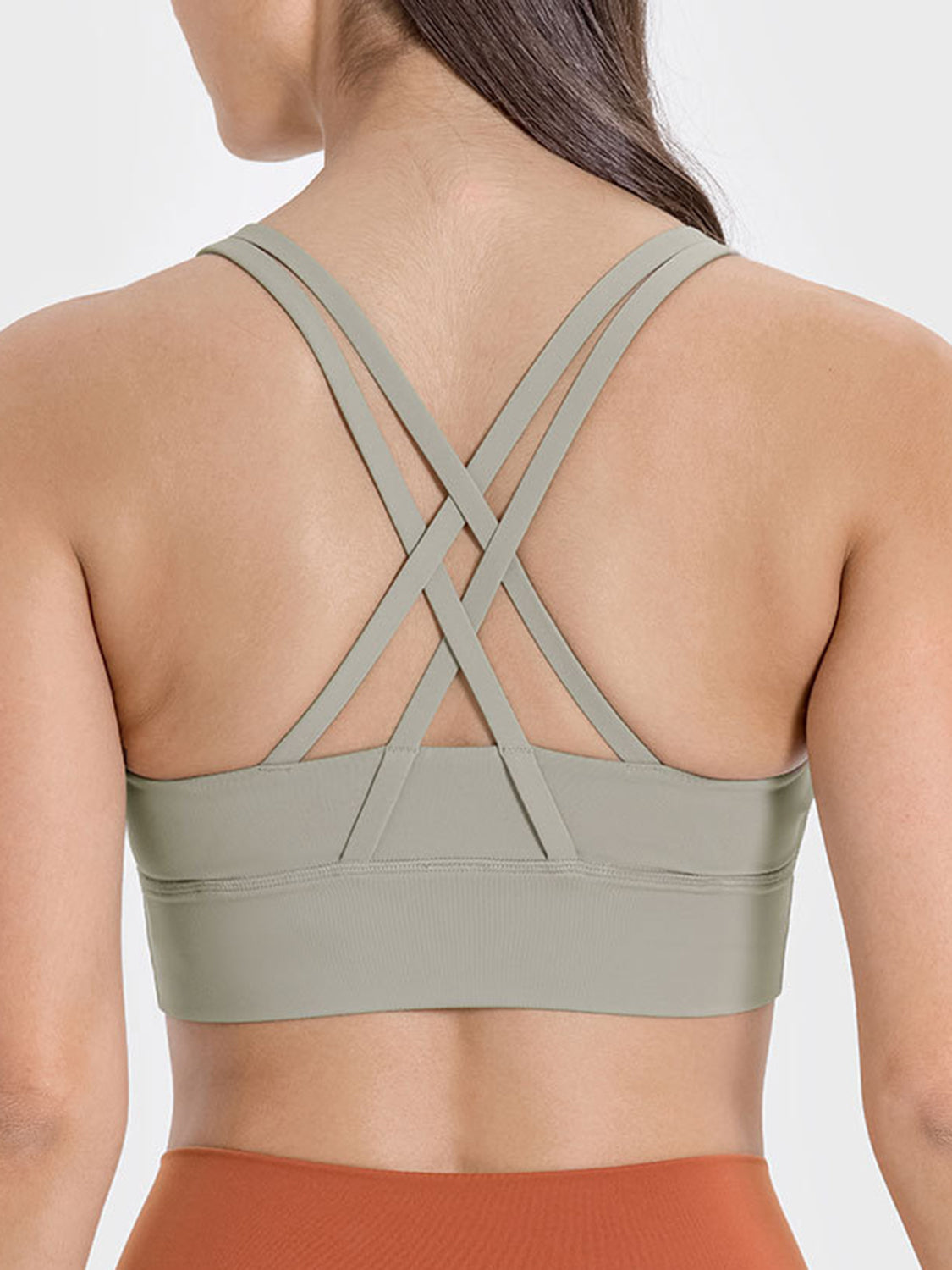 Millennia Crisscross Scoop Neck Active Tank - felvior