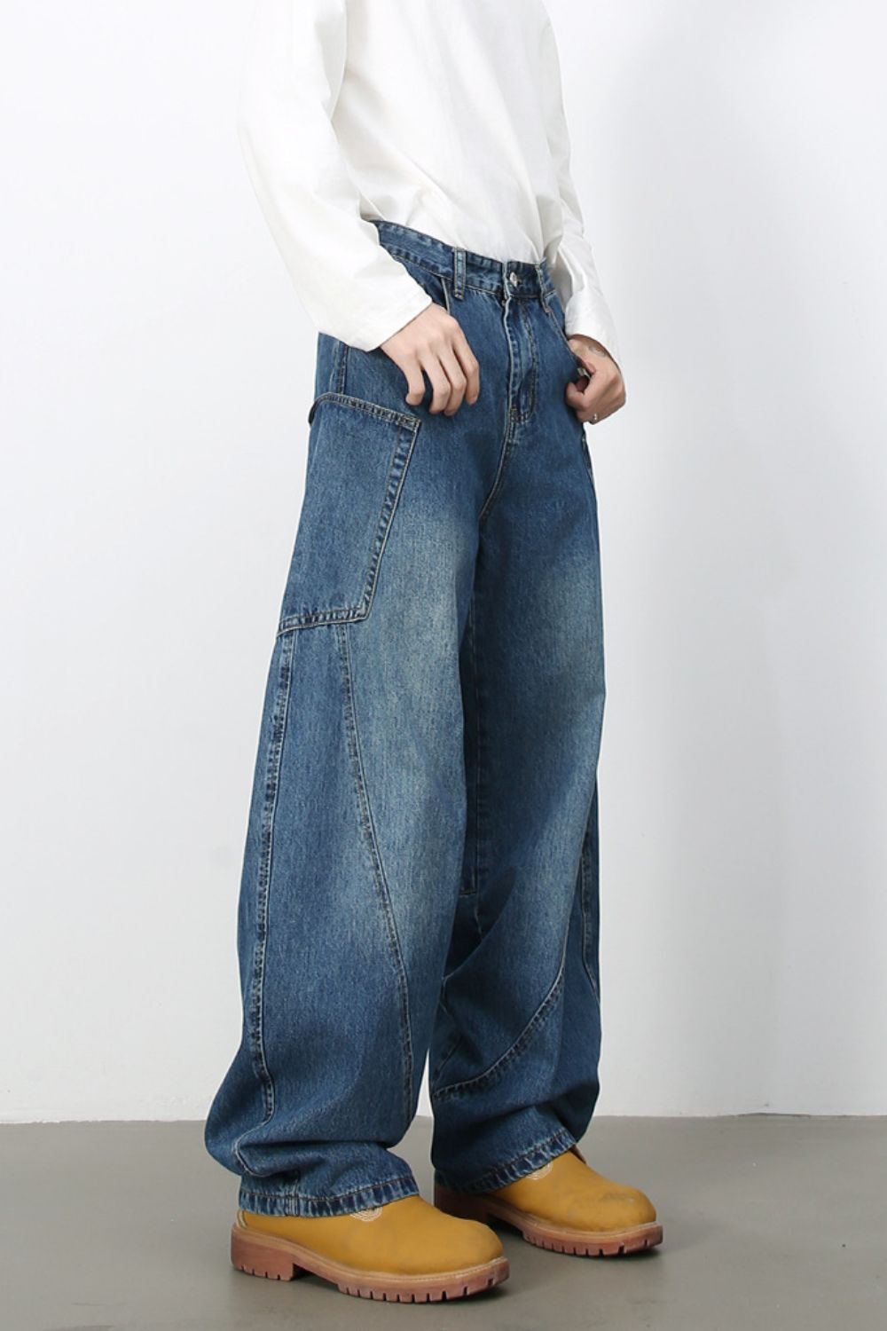 Men's Wide Leg Jeans Zweitbild