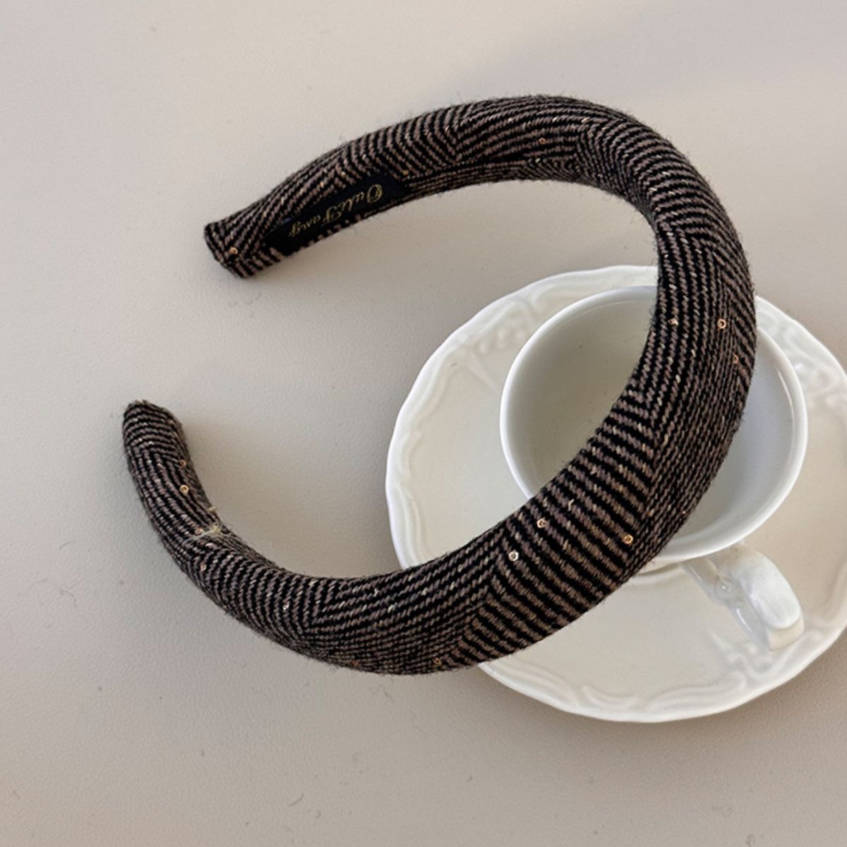 Polyester Wide Hair Headband - felvior