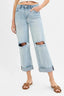 RISEN Full Size Mid Rise Fit Boyfriend Jeans with Cuff Plus Size