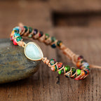 Handmade Teardrop Shape Beaded Bracelet