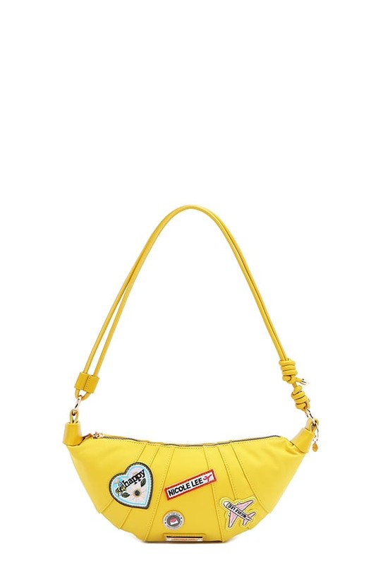 Nicole Lee USA Color Patch Croissant Bag - felvior